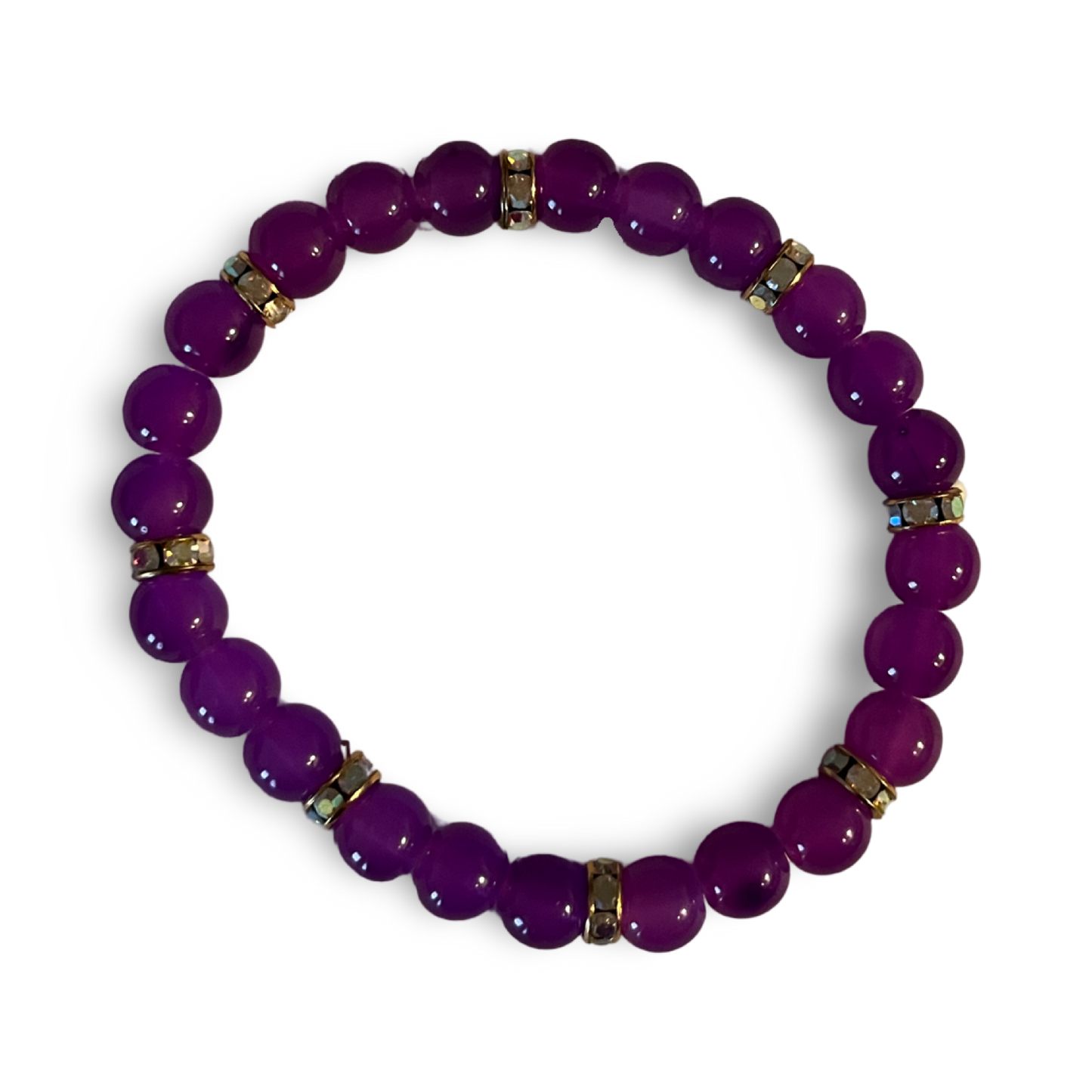 Purple Haze Beaded Bracelet