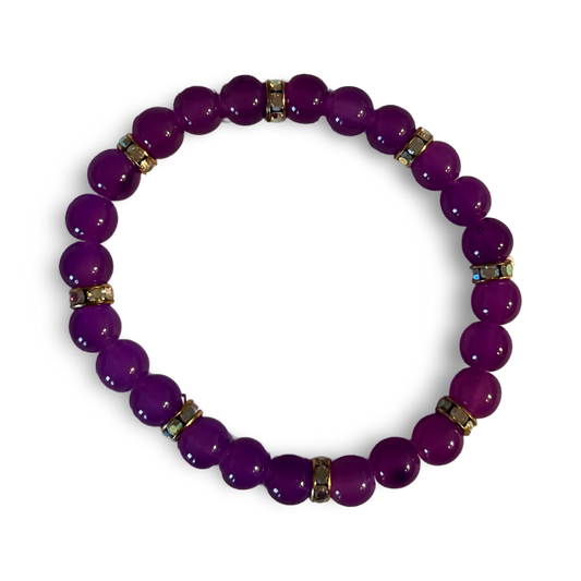 Purple Haze Beaded Bracelet