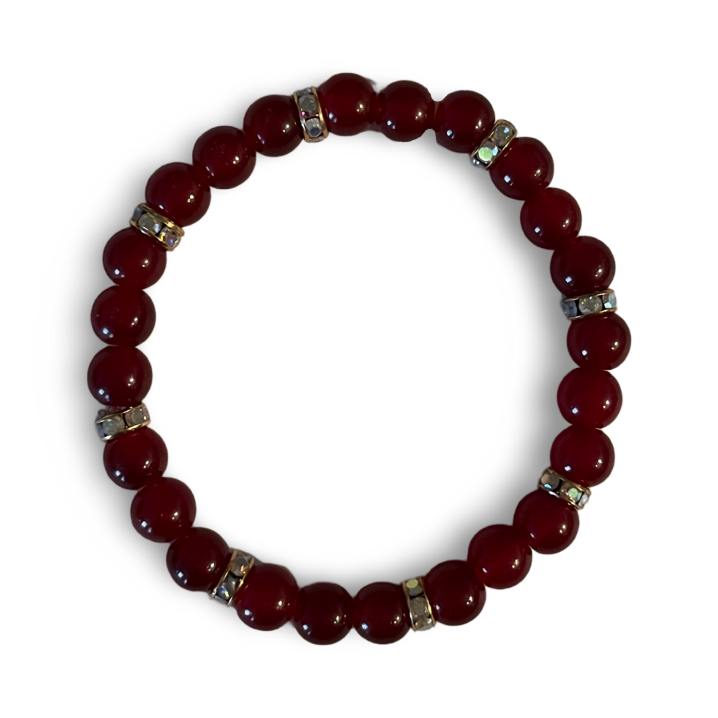 Little Red Dress Beaded Bracelet