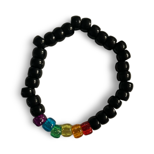 Glitter Rainbow Pride Bracelet