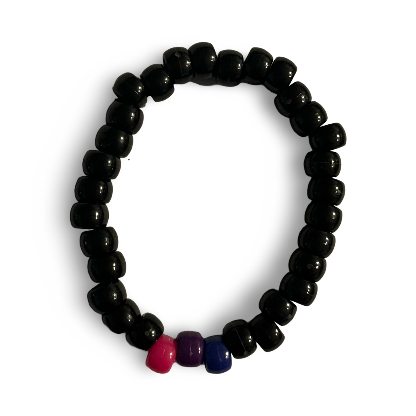 Bisexual Pride Flag Kandi Bracelet