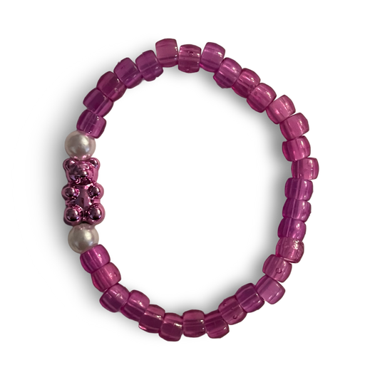 Pink Gummy Bear Bracelet