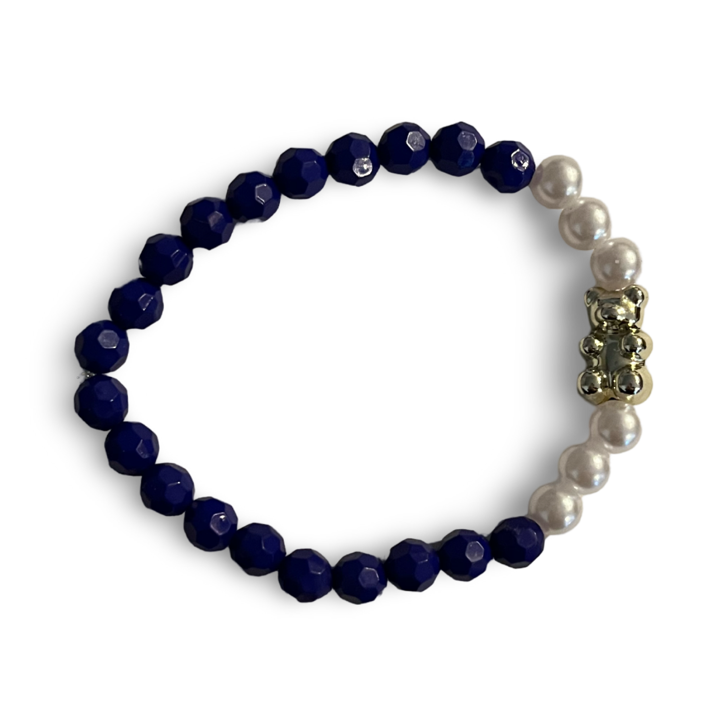 Navy Blue Gummy Bear Bracelet