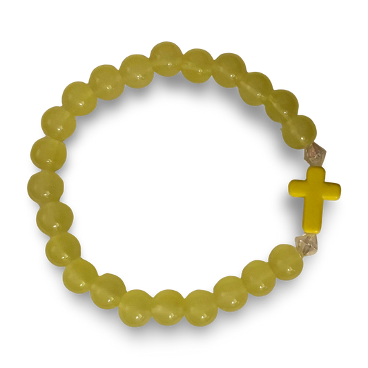 At Cross Purposes Bracelet in Yellow