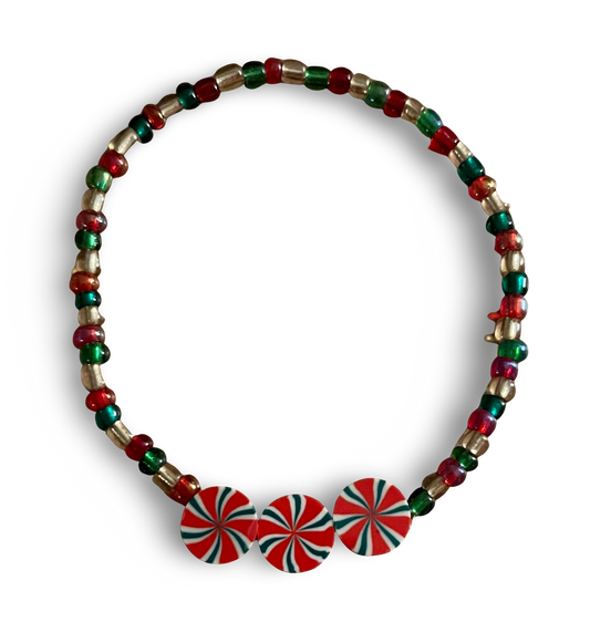 Peppermint Spirals Bracelet v2