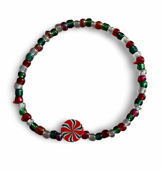 Peppermint Spirals Bracelet v1