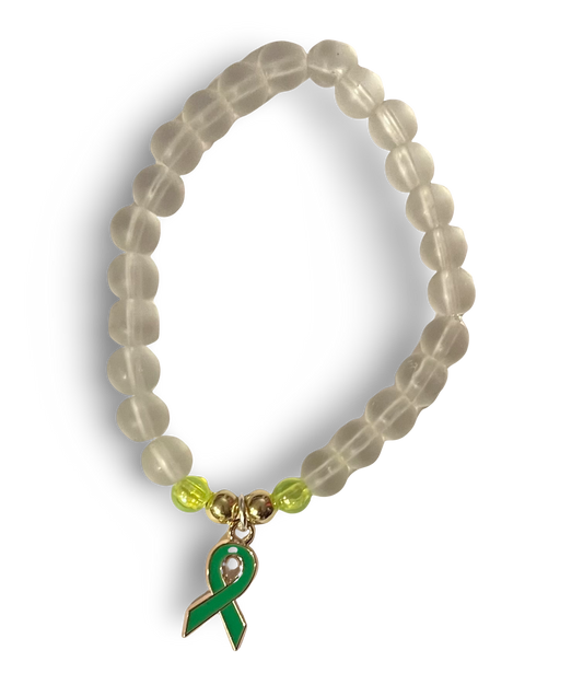 Celiac Awareness Bracelet in White