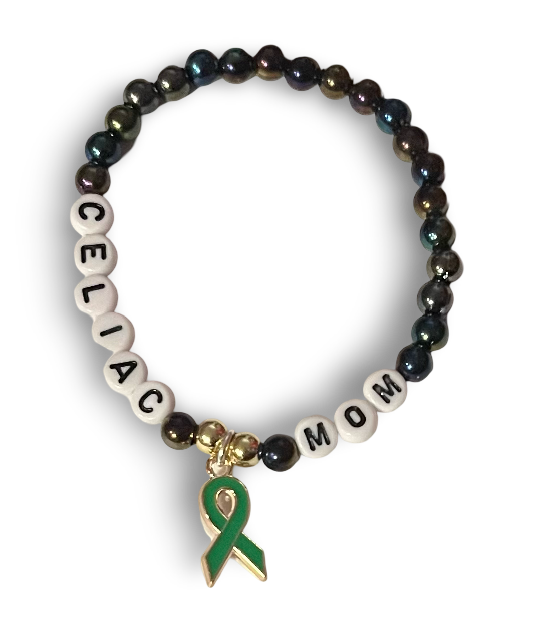 Celiac Mom Bracelet in Black