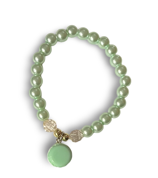 Pearly Cookies Bracelet in Green