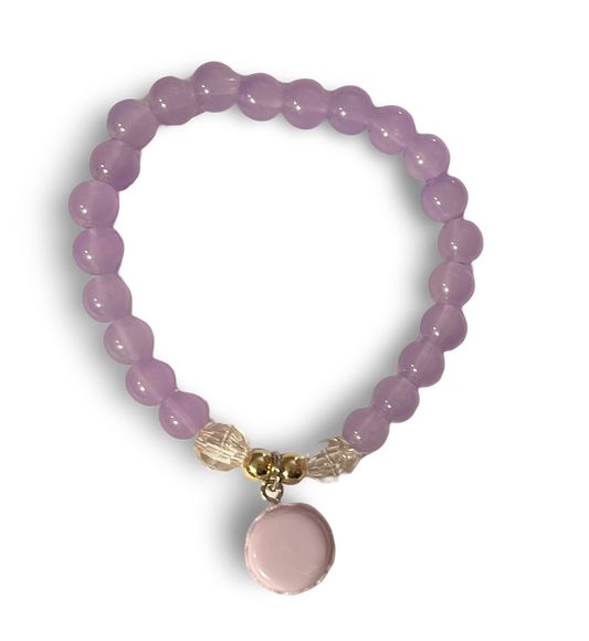 Pearly Cookies Bracelet in Purple