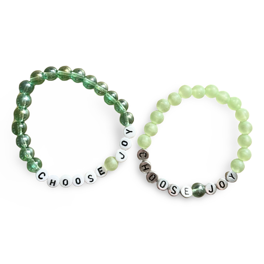 Choose Joy Bracelet Set in Botanical