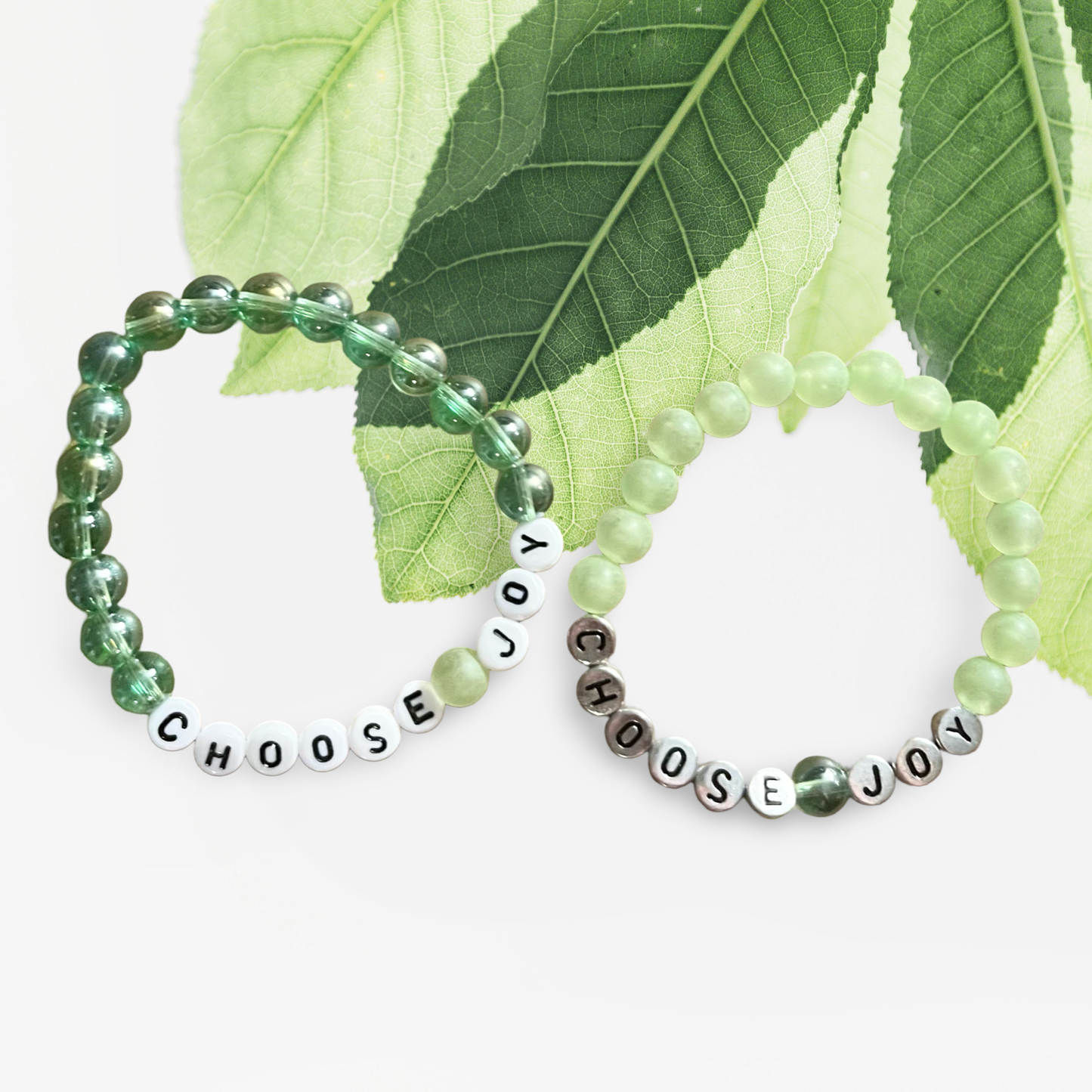 Choose Joy Bracelet Set in Botanical