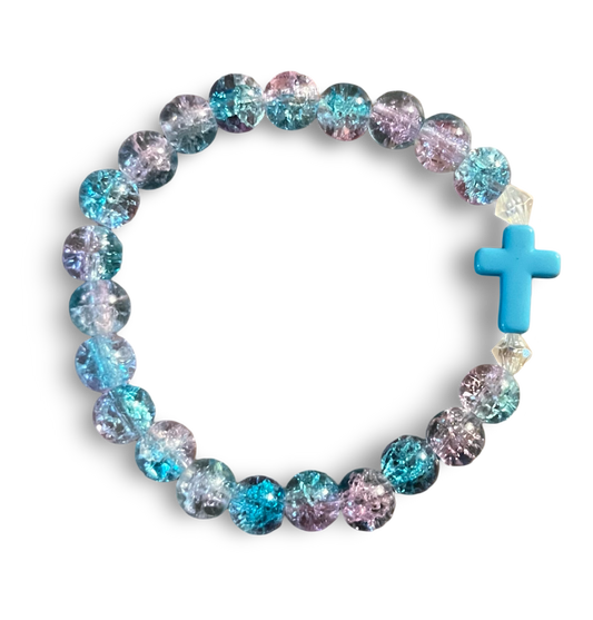 At Cross Purposes Bracelet in Cotton Candy