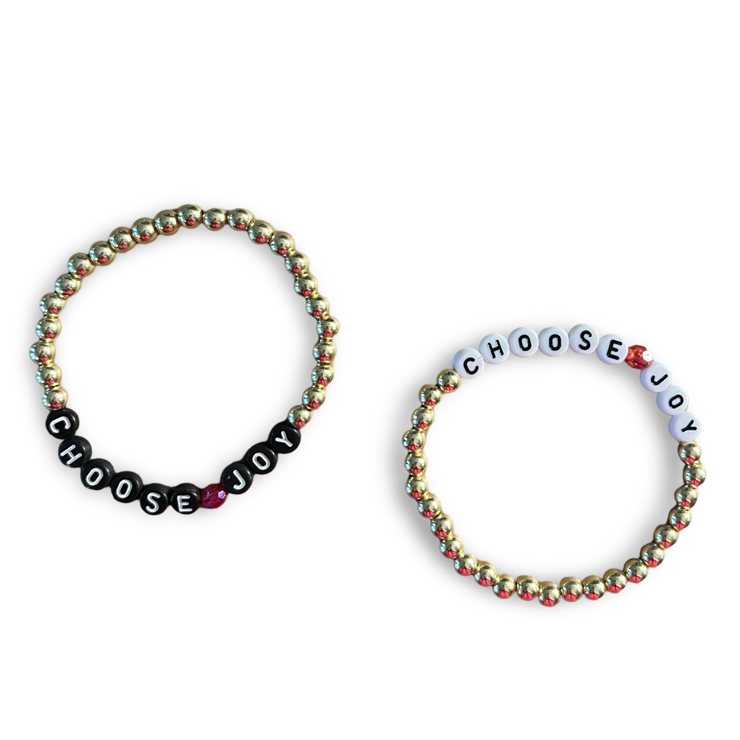 Together in Joy Project Bracelet Set in Red Gems