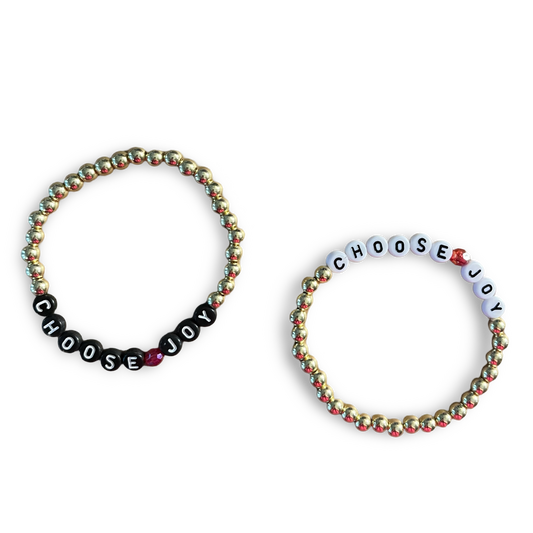 Together in Joy Project Bracelet Set in Red Gems