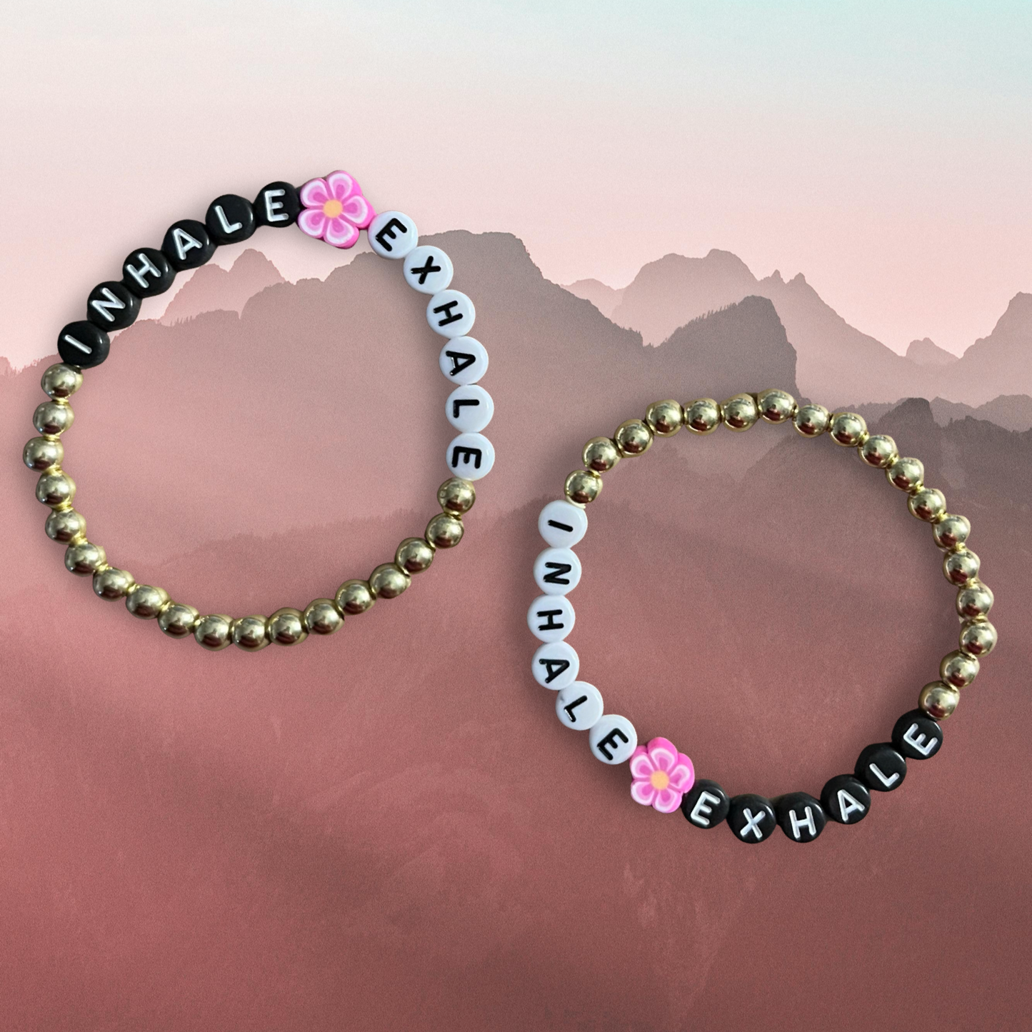 Inhale Exhale Bracelet Set in Opposites